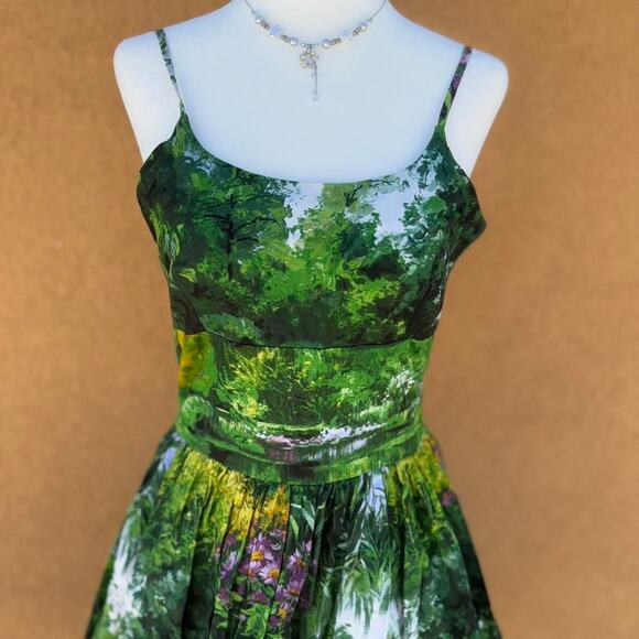 vintage bernie dexter garden dress - Picture 3 of 6